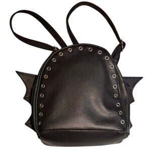 Bioworld Black Mini Backpack Bat Wing Bag Purse